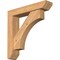 Ekena Millwork Westlake Slat Smooth Bracket w/ Offset Brace, Western Red Cedar, 5 1/2"W x 26"D x 26"H BKT0604X26X26WTL06SWR - alternate 1